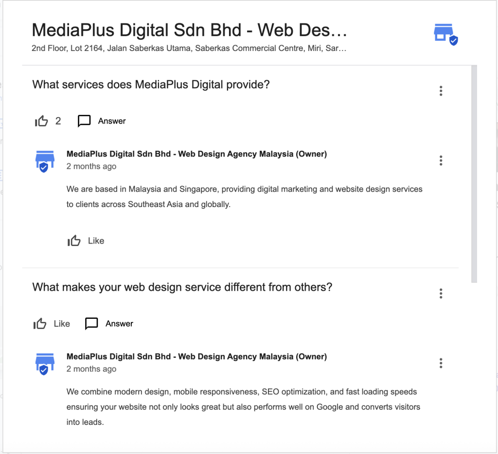 Google Business Profile Optimisation Checklist