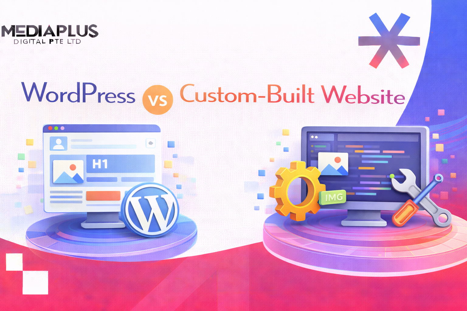 custom cms vs wordpress