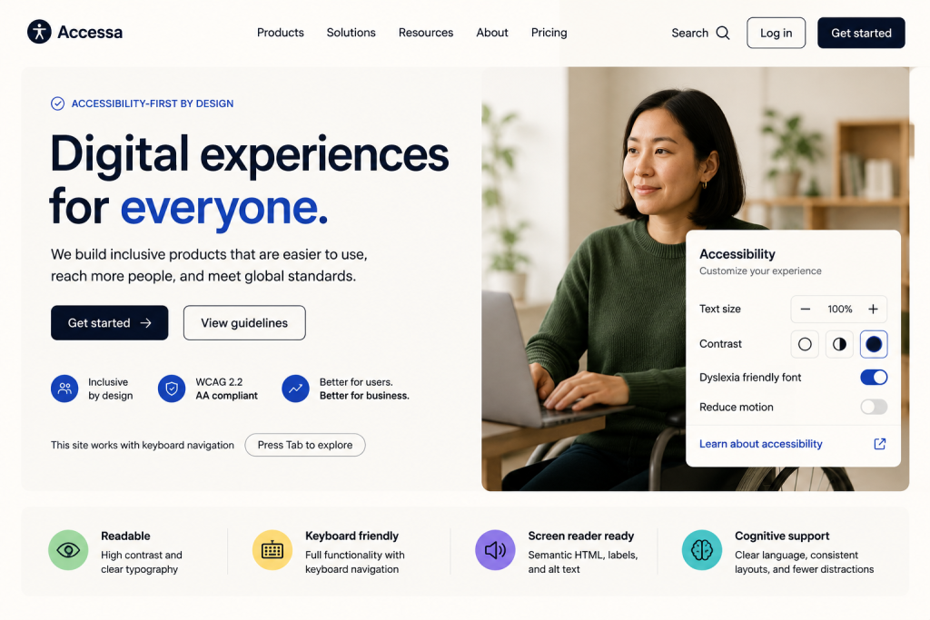 Accessibility-first design