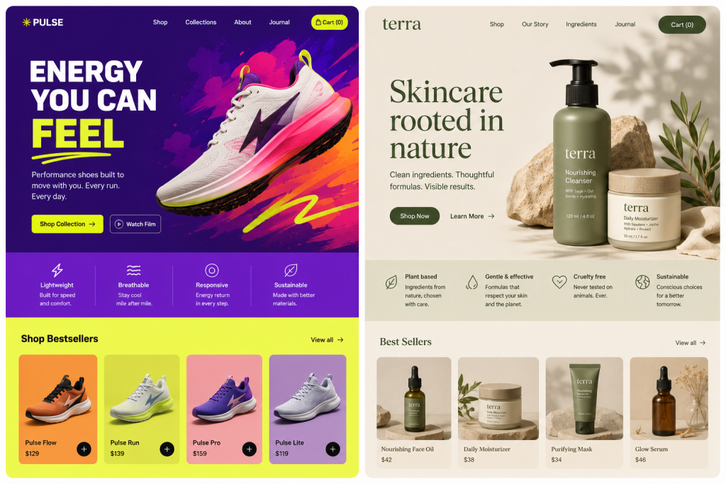 Dopamine colour and natural palettes
