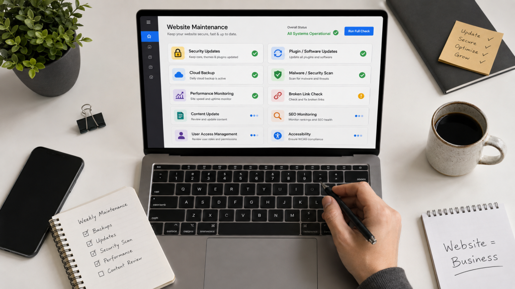 website maintenance